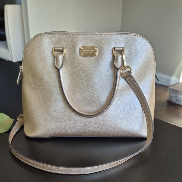 Michael Kors Metallic Gold Shoulder Bag main image 7